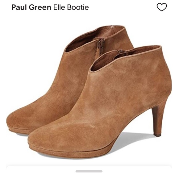 Elle Bootie. PAUL GREEN. Color: Sisal. US size 8 - Picture 3 of 16